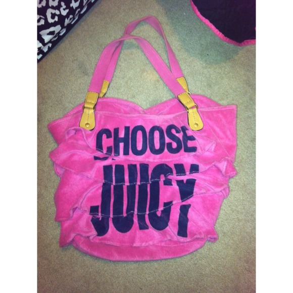 juicy couture👛 pink terry oversized handbag🎀