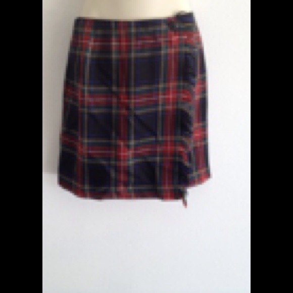 Scottish plaid skirt