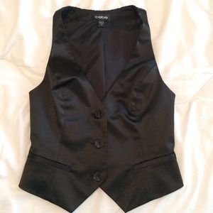 Bebe Black Vest