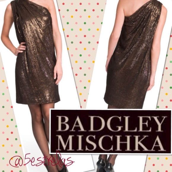 🦄sale🦄 Badgley Mischka sequin sack dress