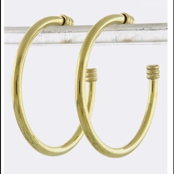 High Polished Hoop Earring