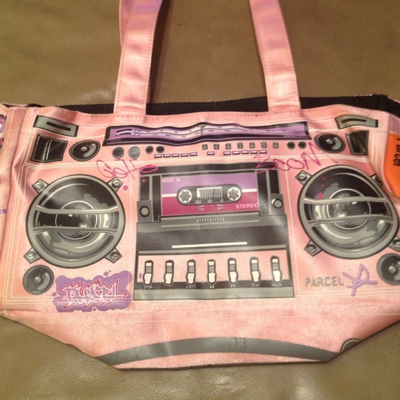 💕Pink hip hop, beat box purse 💕