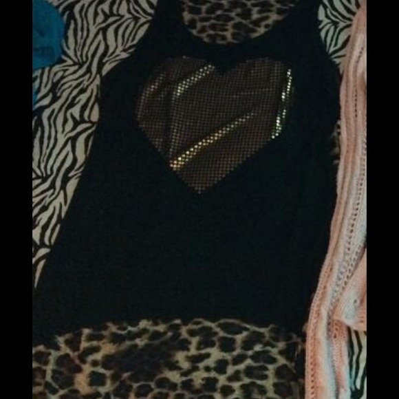 Cheetah high low shirt