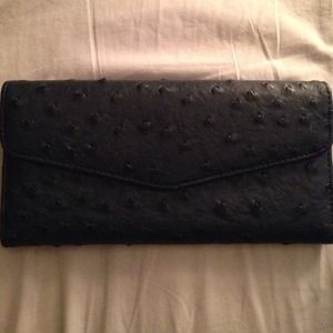 Navy blue wallet with coin purse