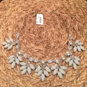 Gorgeous necklace from J Crew stones flower design