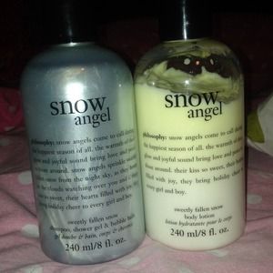Snow angel lotion and body wash
