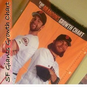 Brand-new SF Giants All Ages growth Chart/banner.