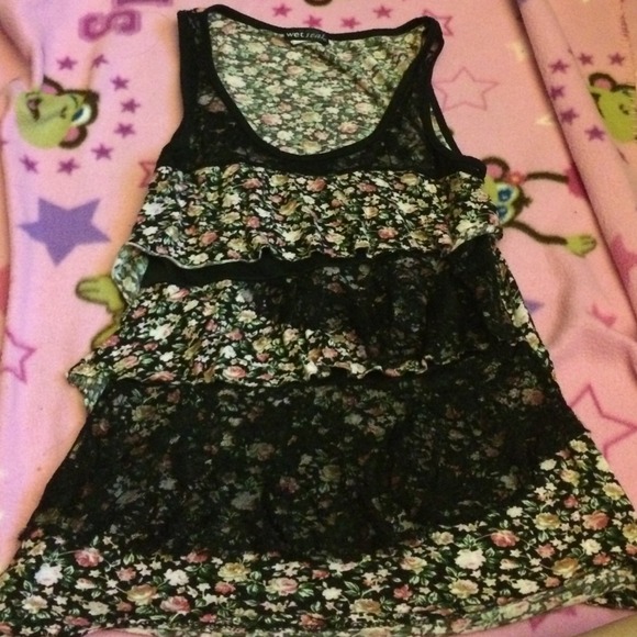 Flower Lace Tank Top