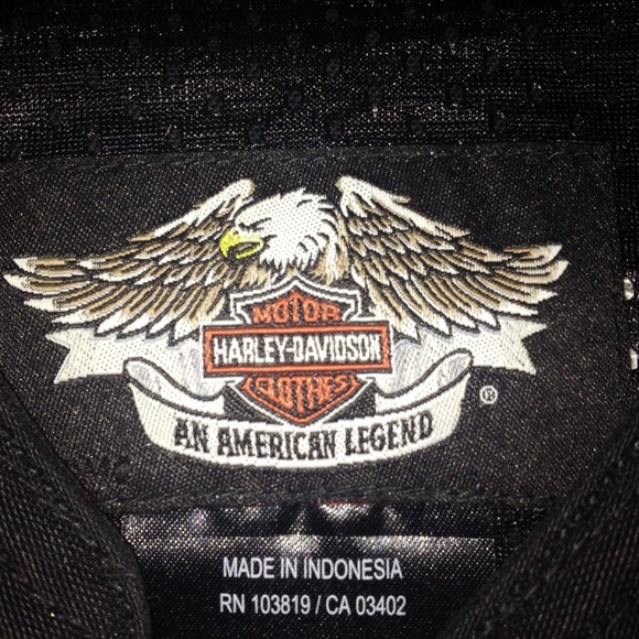 Black Harley Davidson jacket - Picture 3 of 3