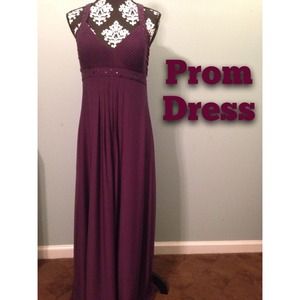 Deep Purple Prom Dress