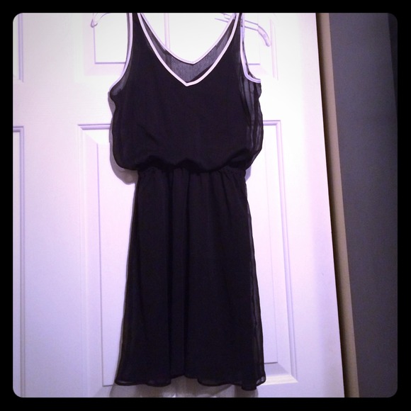 Express chiffon sleeveless dress