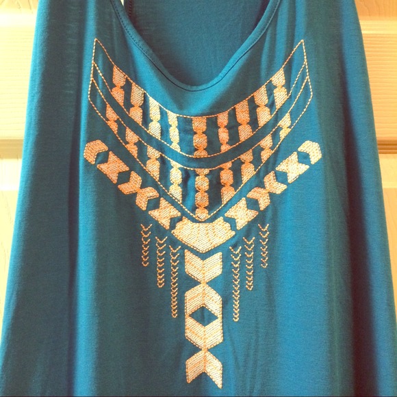 Beautiful Blue-Green Maxi