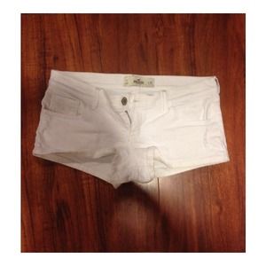 Low Rise Hollister White Shorts
