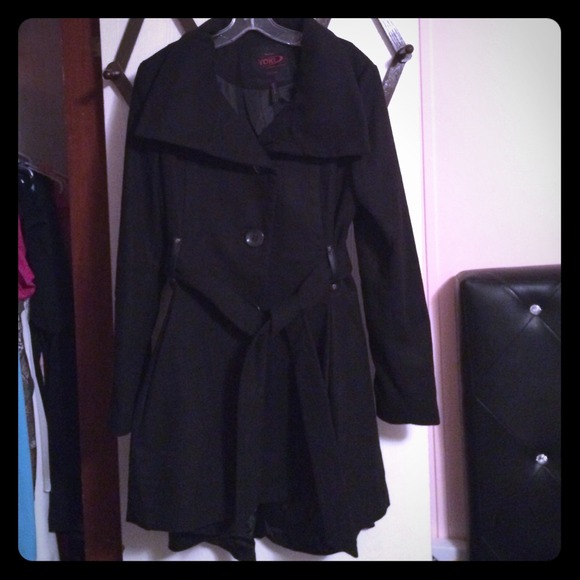 Black trench coat!