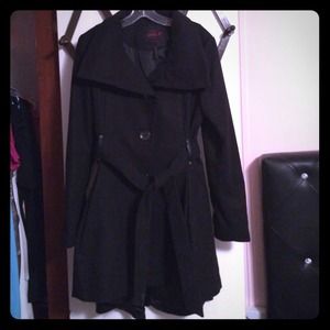 Black trench coat!