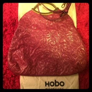Hobo International Purple Embroidered Bag
