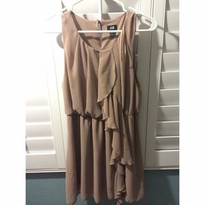 Taupe h&m dress