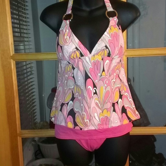 Tankini 2 piece bathing suit
