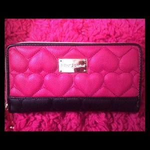 Betsy Johnson Hearts Wallet