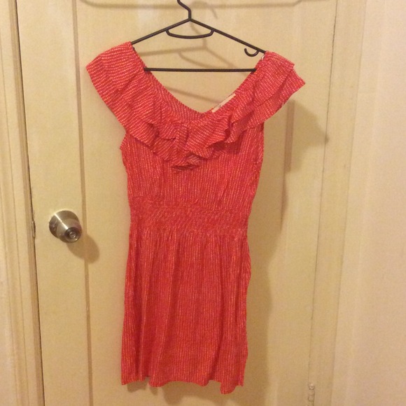 Red Printed Dress