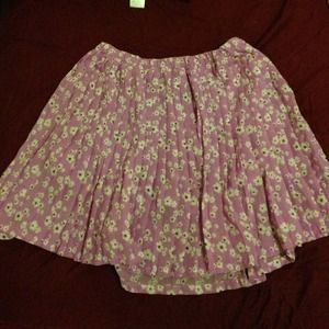 Flowery skirt