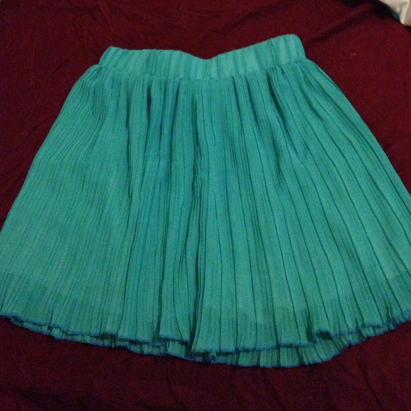 Teal skirt