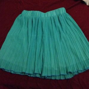 Teal skirt