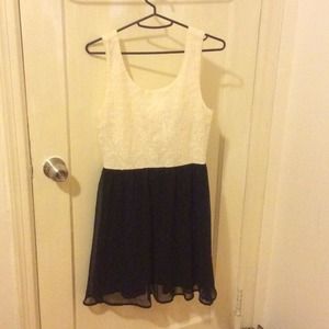 Black and White Dress