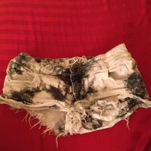 Tie dye Brandy Melville shorts