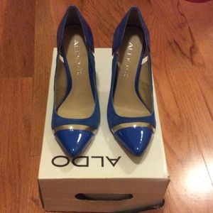 ALDO Blue Heels
