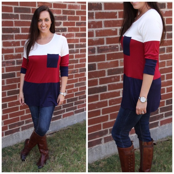 ✳️ SOLD OUT✳️Color block tunic dress - Picture 2 of 2