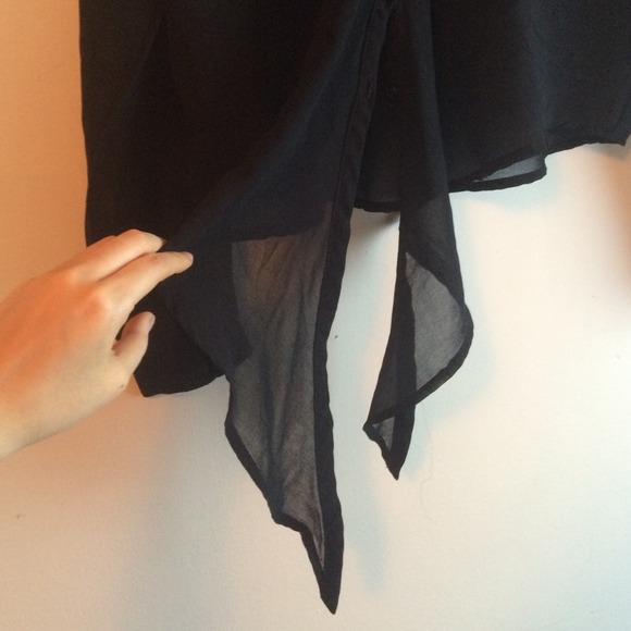 Sheer Lolita Tie Top - Picture 2 of 4