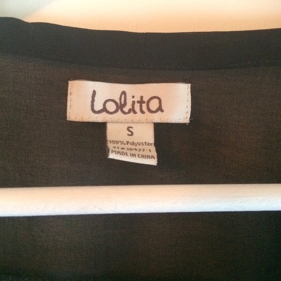 Sheer Lolita Tie Top - Picture 3 of 4