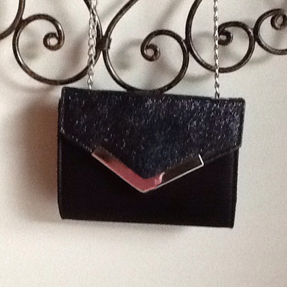 Black sparkly Crossbody handbag