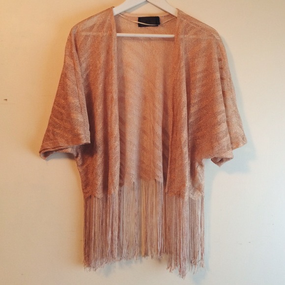 H&M Tops - Fringe Kimono