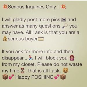 Stop wasting my time! SERIOUS BUYERS ONLY