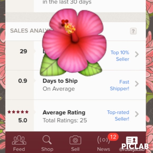 Closet stats! You can buy from me with confidence.