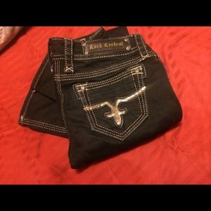 Rock revival skinny jeans size 27.