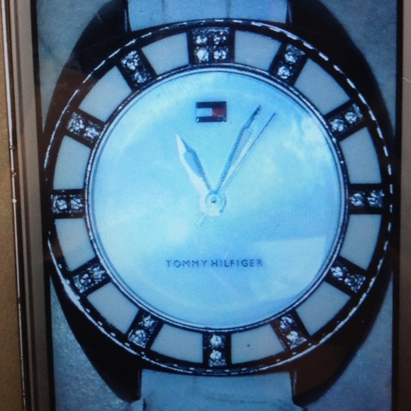 Tommy Hilfiger White leather watch