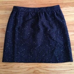 Twill Shimmer Loft Skirt
