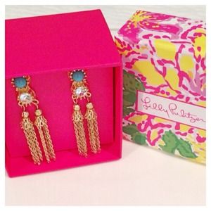 Lilly Pulitzer Razzle Tassel Earrings