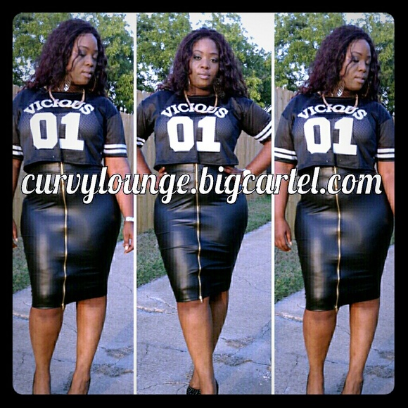 Plus Size Pencil Skirt