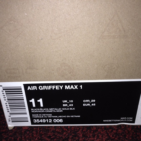 🚫SOLD🚫Air Griffey Max 1 💥DS - Picture 2 of 4