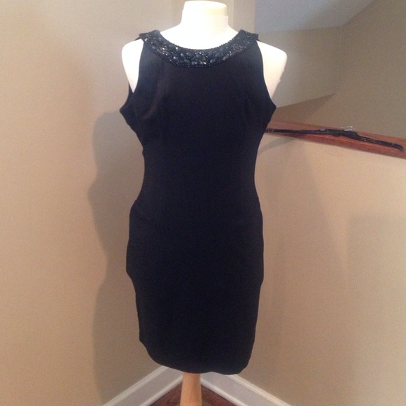 Banana Republic Sleeveless black dress