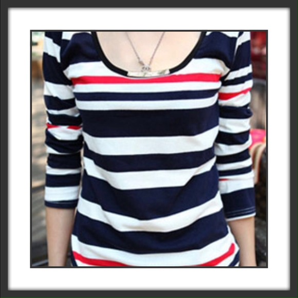 Adorable Spring Striped Top! - Picture 3 of 3