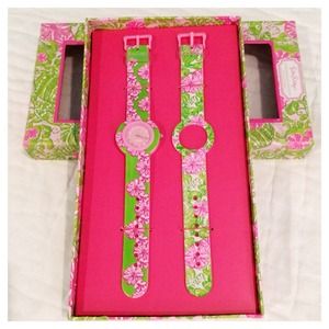 Lilly Pulitzer Interchangeable Watch Set
