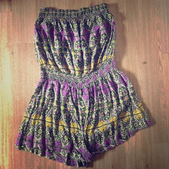 Printed romper(Medium) - Picture 1 of 2