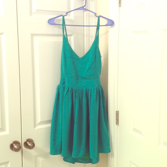Silky Green Party dress