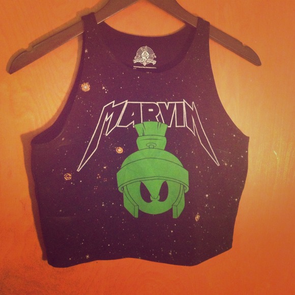 Marvin the Martian crop top