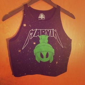 Marvin the Martian crop top